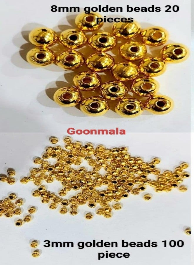 Goonmala مجموعة صنع راخي غونمالا، اصنعها بنفسك، 15-20 راخي، تتضمن خرز راخي فاخر، وقلادة، وخيط، وجميع المواد الأساسية | (24) - Image 3